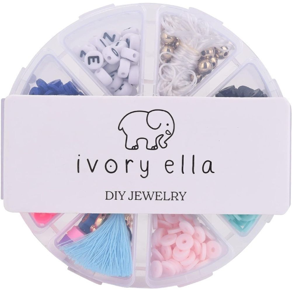 Ivory Ella DIY Jewelry Making Kit for Girls, Teens,‎ 730 Pieces,